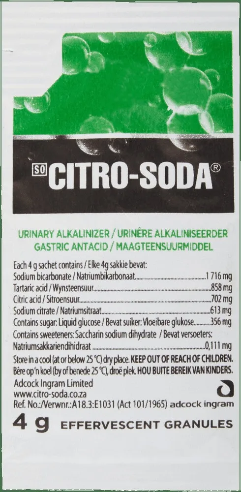 Citro-soda Effervescent Granules 4g