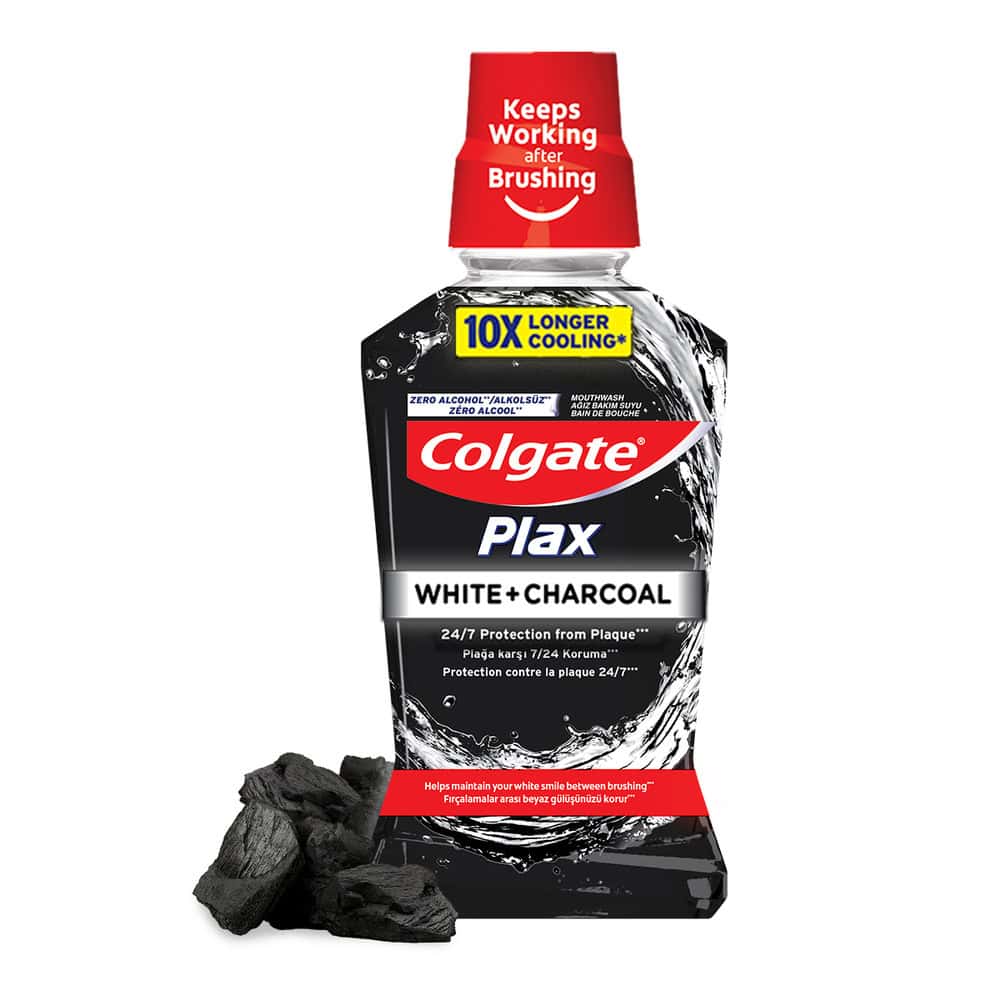 Colgate Plax Charcoal Mouthwash 500ml