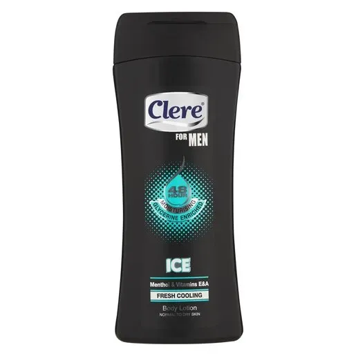 Front of Clere For Men Ice Body Lotion 400 ml bottle