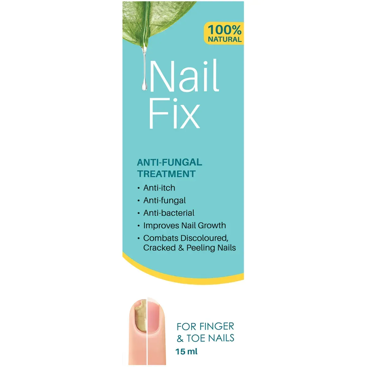 Front of Nail Fix Anti-Fungal Treatment 15 ml pack