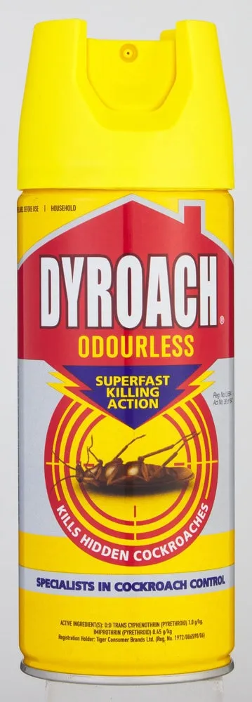Dyrange Dyroach Odourless Odourless Cockroach Insecticide Spray 300ml