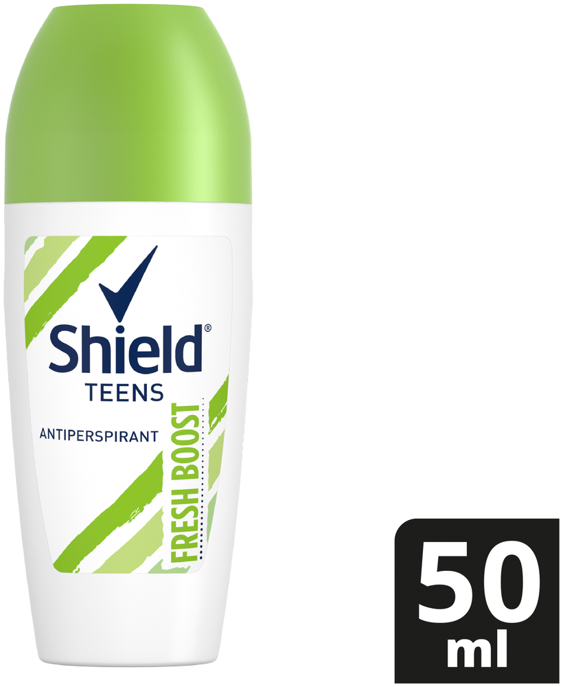 Shield Teens Fresh Boost Antiperspirant Roll-On Deodorant 50ml
