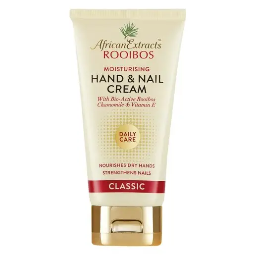 Front of African Extracts Rooibos Moisturising Hand & Nail Cream 75 ml tube