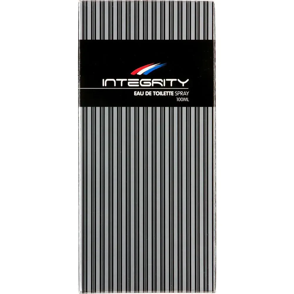 Front of Integrity Eau de Toilette Spray 100 ml box