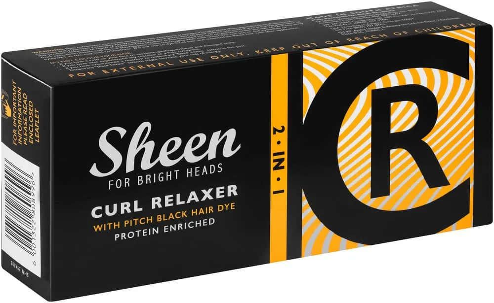 Sheen Curl Relaxer with Hair Dye 1s