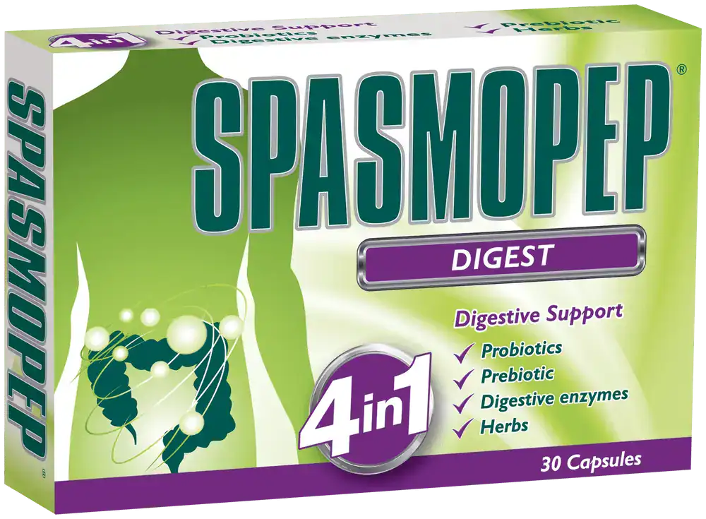 Spasmopep 4-in-1 Digestive Support Capsules 30pk