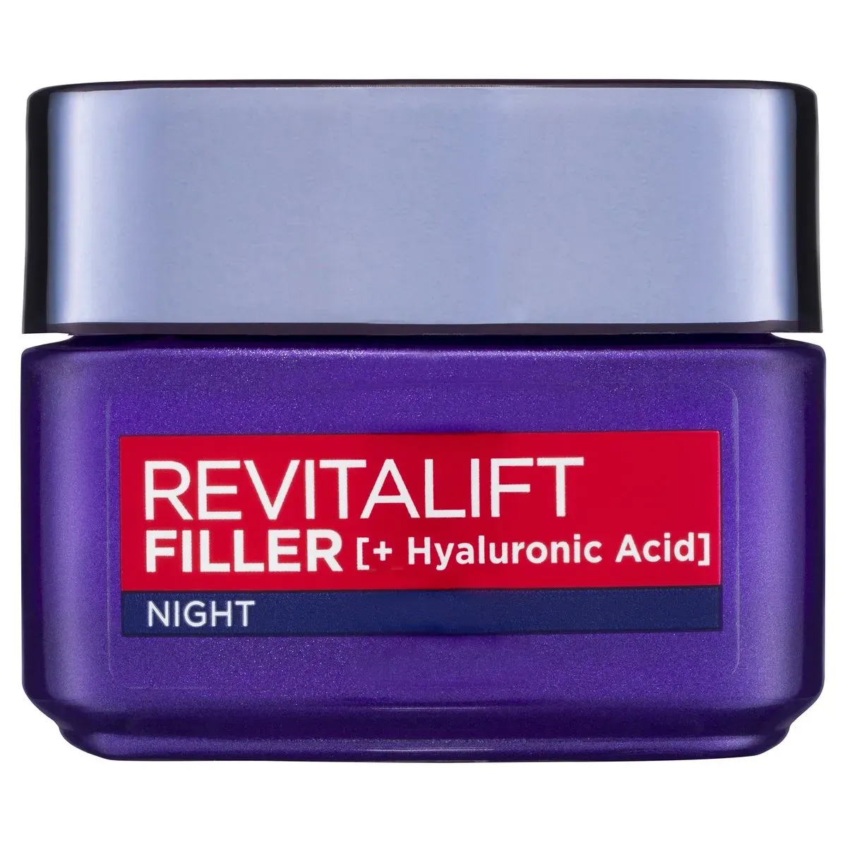 Front of L'Oréal Paris Revitalift Filler Night Cream jar 50 ml