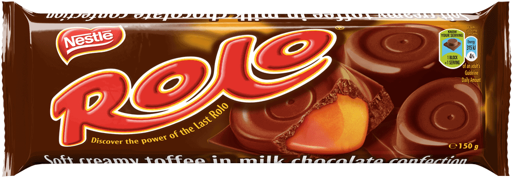 Nestlé Rolo Soft Toffee Milk Chocolate Slab 150g