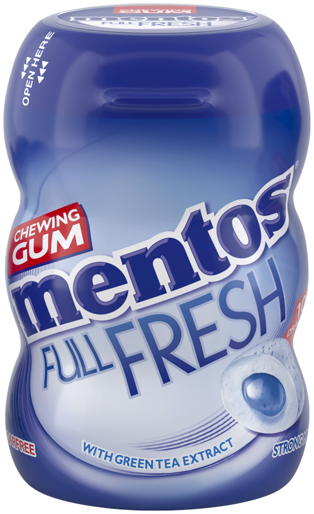 Mentos Full Fresh Strong Mint Flavour Chewing Gum 17.5g
