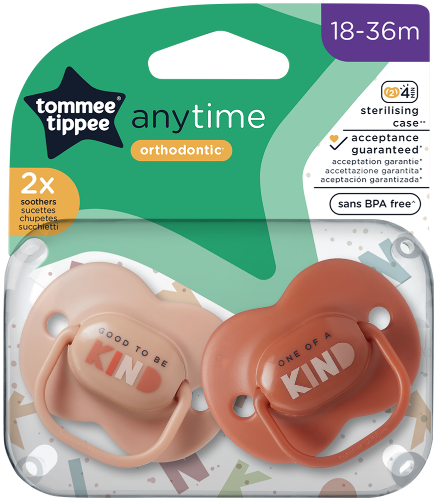 Tommee Tippee Anytime Soothers 2pk