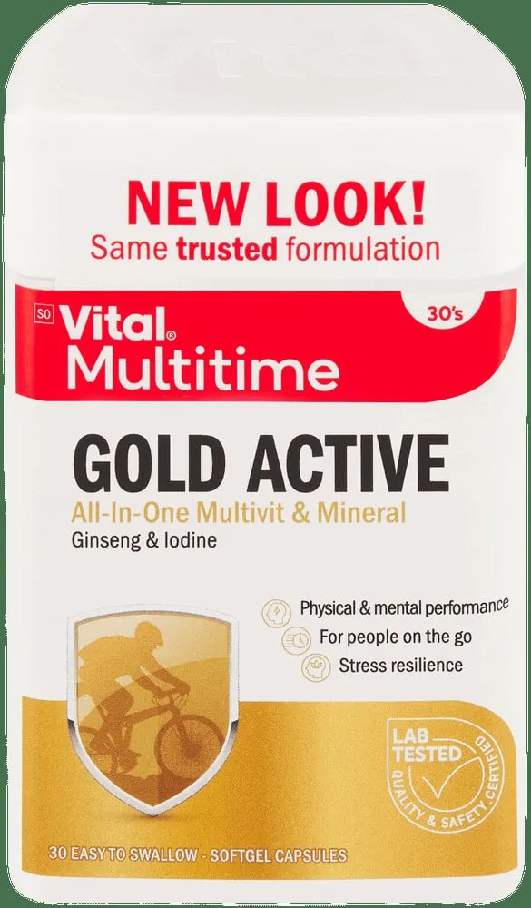 Vital Gold Active Multivit Capsules 30pk