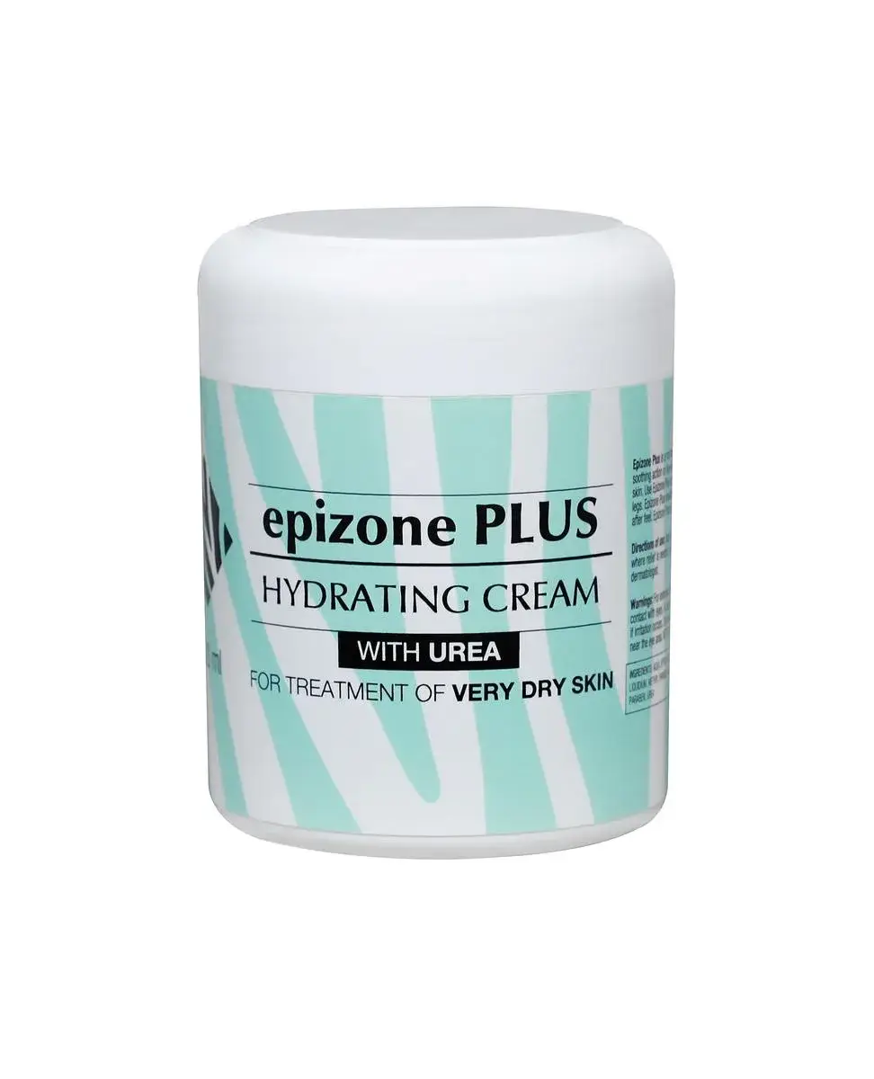 Angled view of Epizone Plus Hydrating Cream with Urea tub, 400 ml