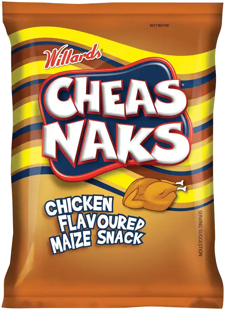 Willards Cheasnaks Chicken Flavoured Maize Snack 135g