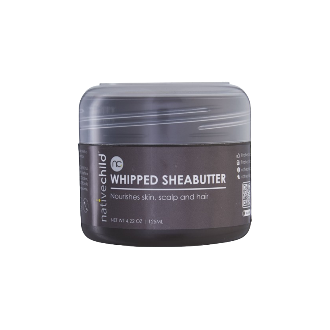 Front of Nativechild Whipped Shea Butter 125ml jar