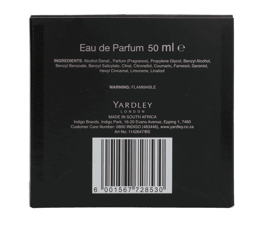 Yardley BOND ST No 33 Eau De Parfum Pour Femme 50ml