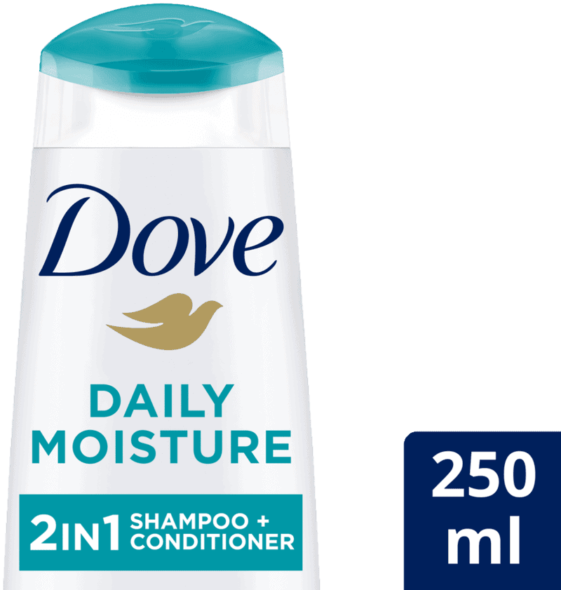 Dove Daily Moisture 2-in-1 Shampoo & Conditioner 250ml