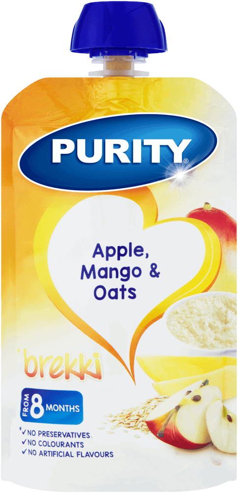 Purity From 8 Months Apple, Mango & Oats Brekki 110ml