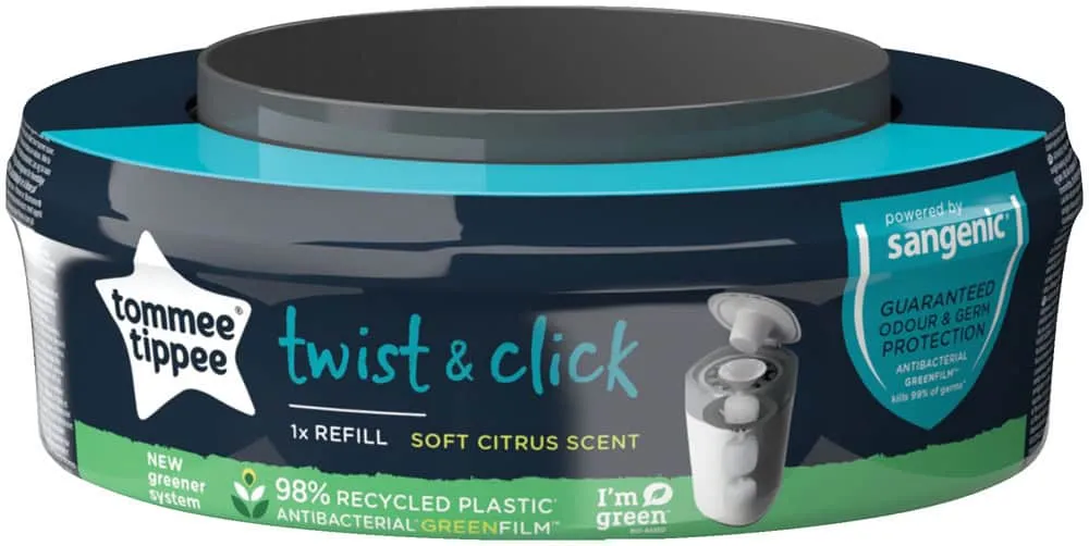 Tommee Tippee Twist And Click Advanced Nappy Disposal Refills 1s