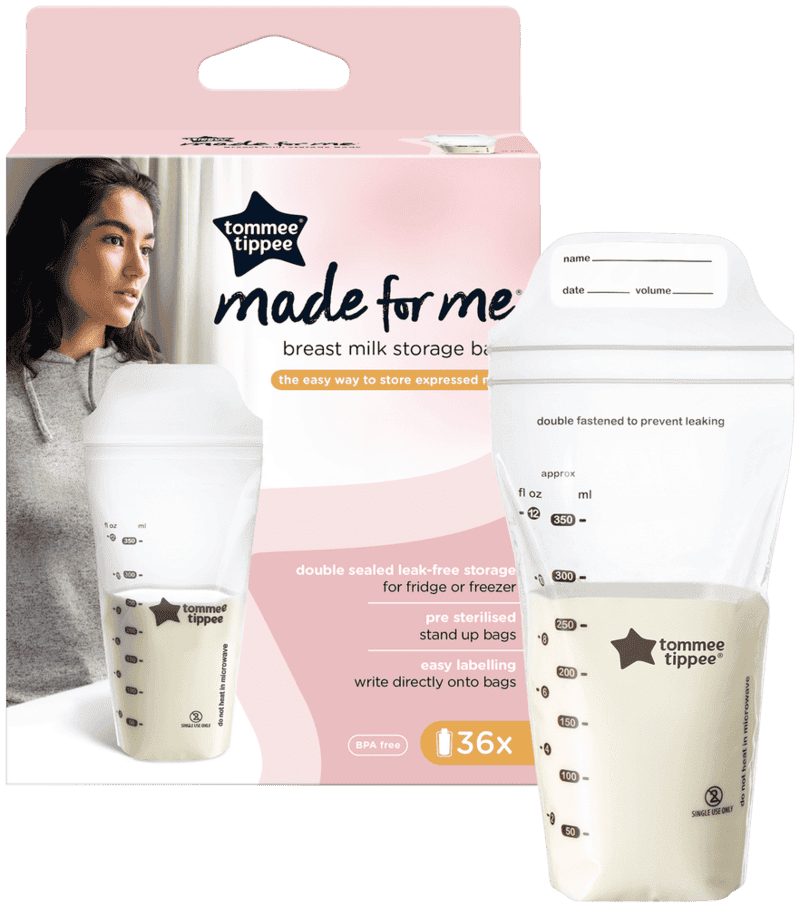 Tommee Tippee Made for Me Breast Milk Storage Bags 36 x 350ml