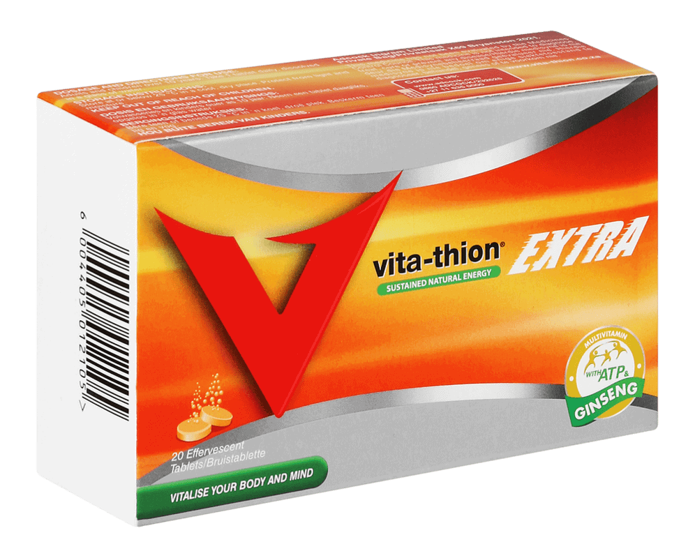 Vita-thion Extra Energy Effervescent Tablets 20pk