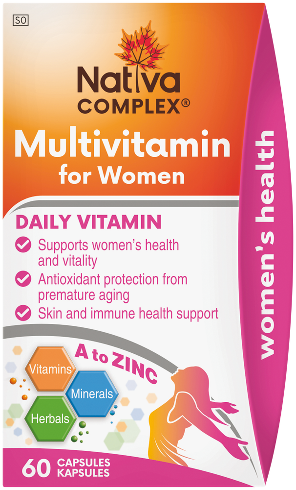Nativa Complex Multivitamin Capsules for Women 60pk