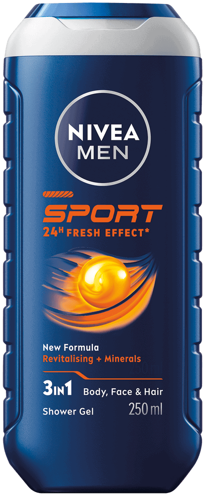Nivea MEN Sport 3-In-1 Shower Gel 250ml
