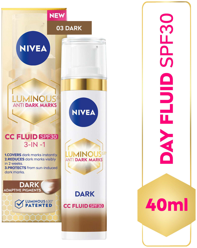 Nivea Luminous630 Dark SPF 30 3-in-1 Anti Dark Marks CC Fluid 40ml