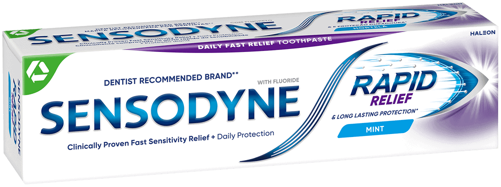Sensodyne Rapid Relief Mint Fluoride Toothpaste 75ml