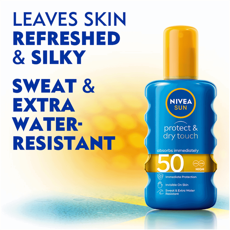 Nivea SUN Protect & Dry Touch SPF 50 Invisible Spray 200ml