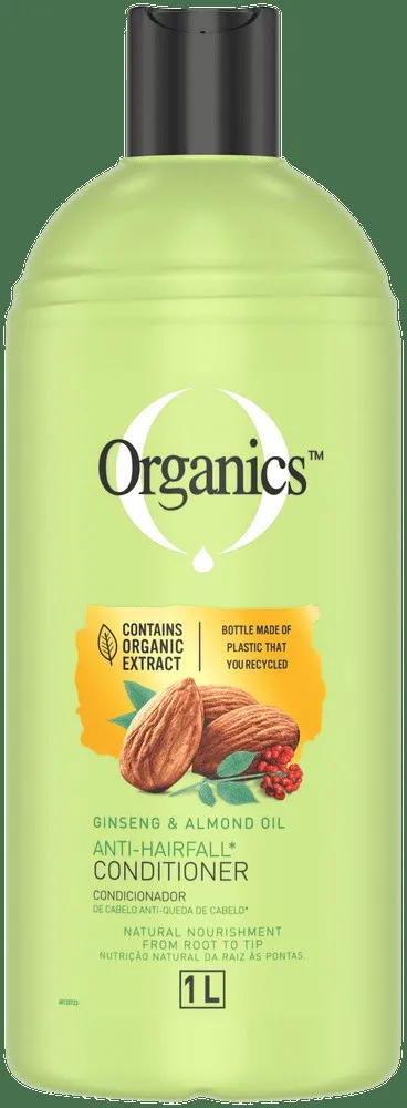 Organics Ginseng and Almond Oil Anti Hair Loss Conditioner 1L