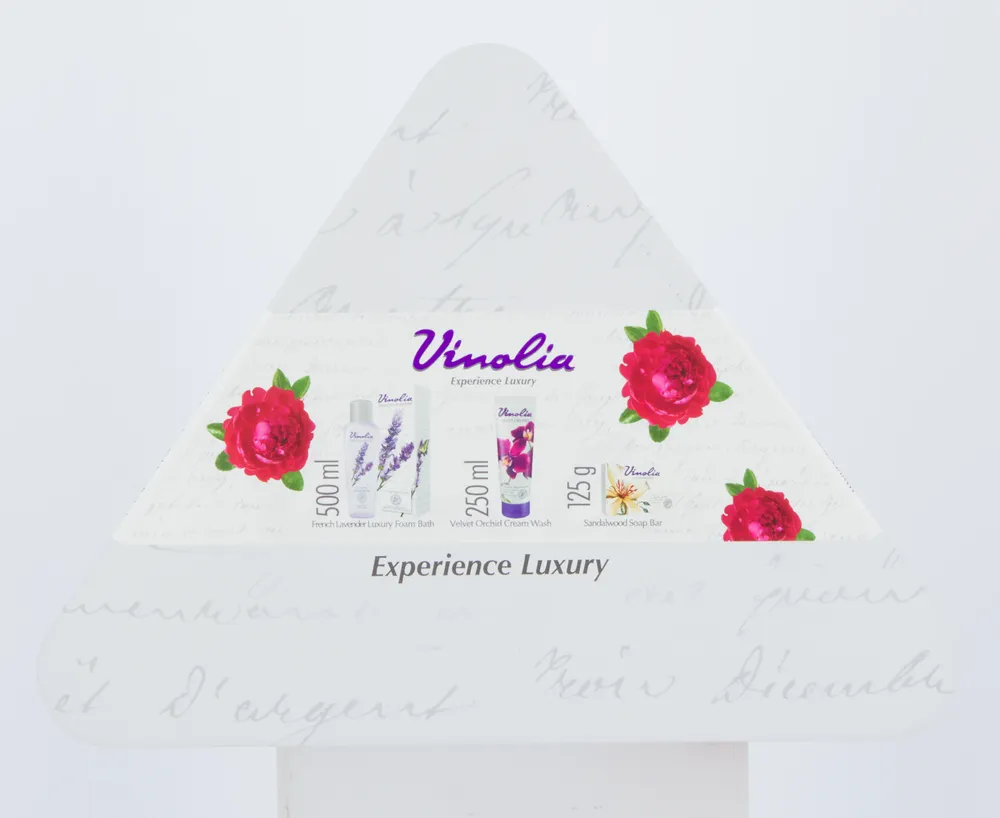 Vinolia Luxury Bath & Body Gift Pack 4pc
