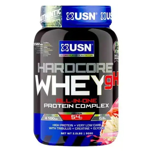 Usn WHEY HARDCORE GH STRAWBERRY 908G