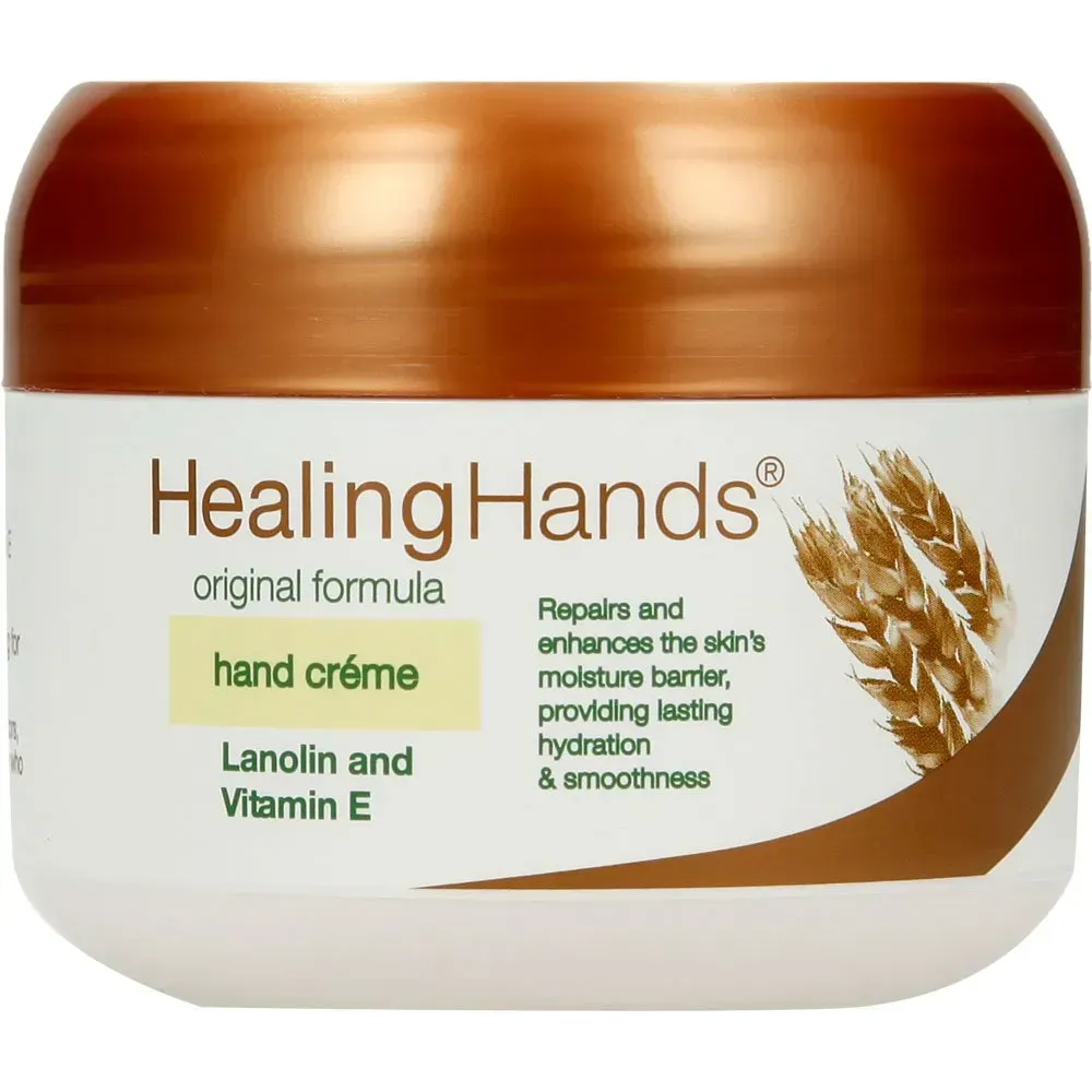 Front of Hands On Healthcare Healing Hands Original Formula Hand Créme 150 ml tub