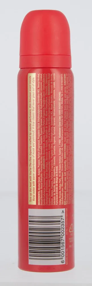 Yardley You're The Fire Perfume Body Spray 90ml