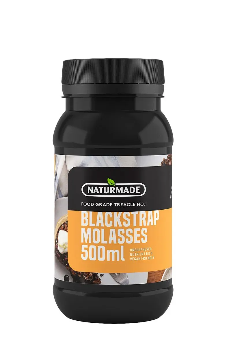 Front of Naturmade Blackstrap Molasses 500ml bottle