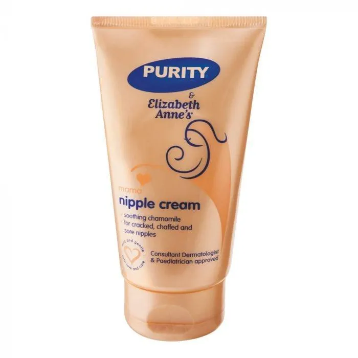 Front of Purity & Elizabeth Anne's Nipple Cream tube
