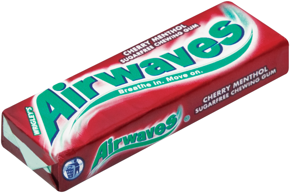 Wrigley's Airwaves Cherry Menthol Sugarfree Chewing Gum 14g