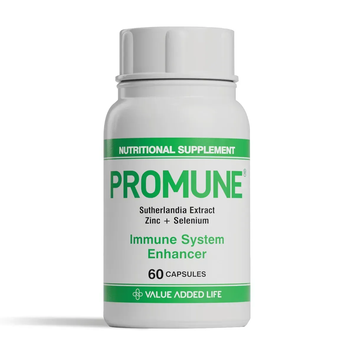 Front of Promune Immune System Enhancer 60 capsules bottle