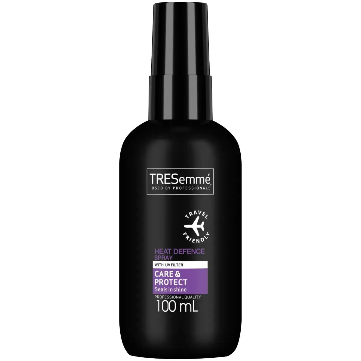 Front of TRESemmé Heat Defence Spray Care & Protect 100 ml bottle