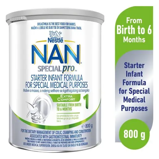Front of Nestlé NAN Special Pro Starter Infant Formula 800 g tin
