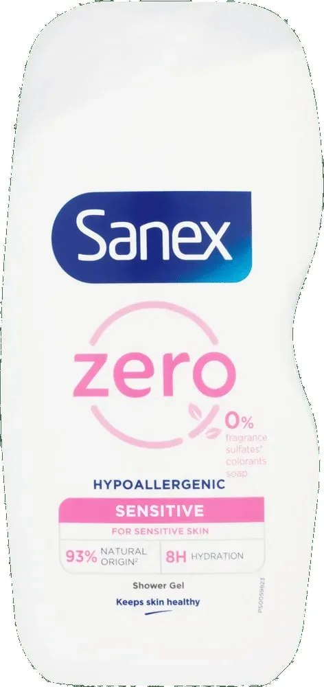 Sanex Zero% Sensitive Hypoallergenic Shower Gel 500ml