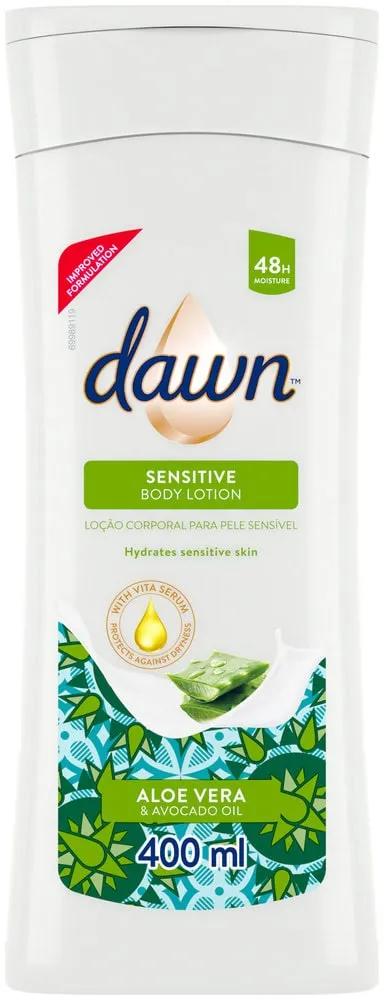Dawn Aloe Vera and Avocado Oil Soothing Body Lotion 400ml