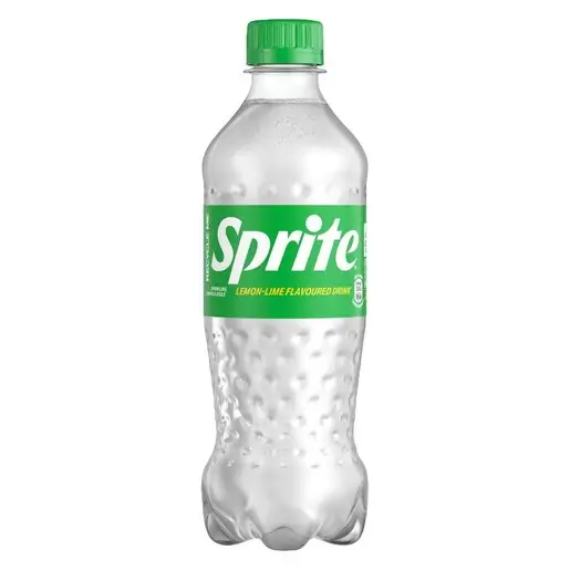 Front of Sprite Lemon-Lime Flavoured Drink 440 ml bottle