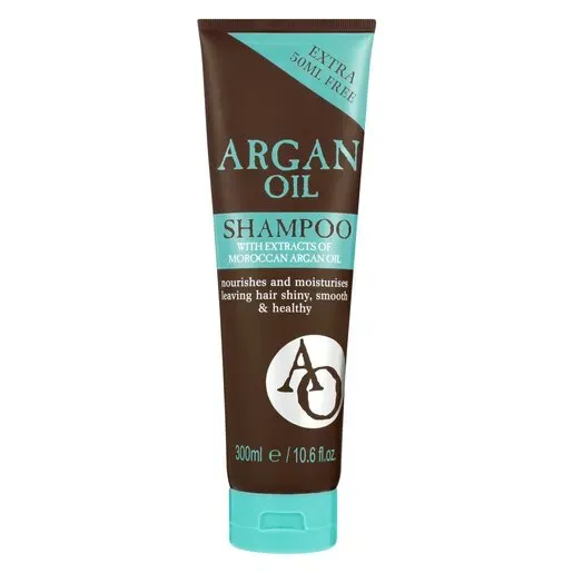 Front of Argan Oil Shampoo 300 ml tube