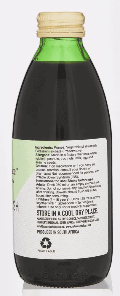 Nature's Choice Tummy Flush Prune Juice 250ml