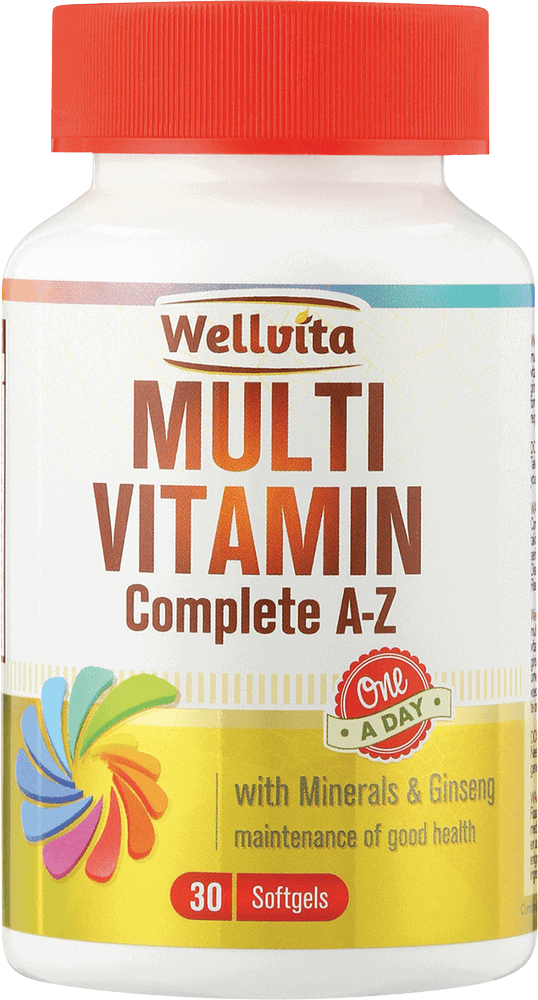 Wellvita Multivitamin Complete A-Z Softgel Capsules 30pk 30pk