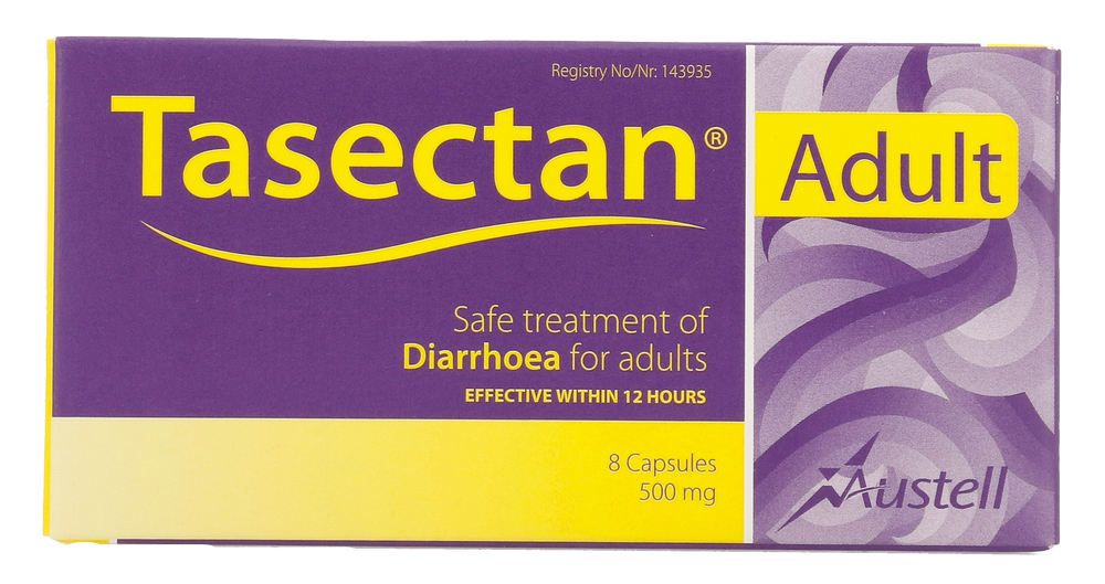 Tasectan Adult Diarrhoea Treatment Capsules 8pk