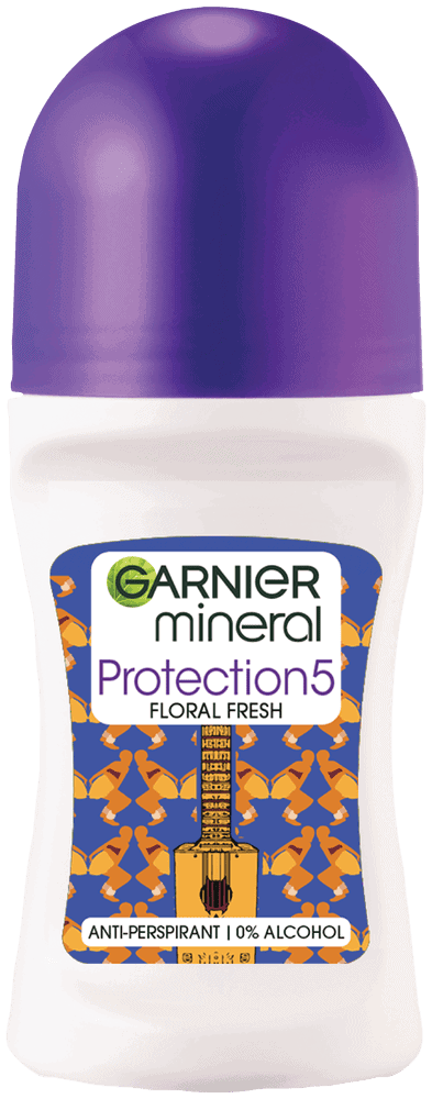 Garnier Mineral Protection 5 Floral Fresh Anti-Perspirant Roll-On 50ml