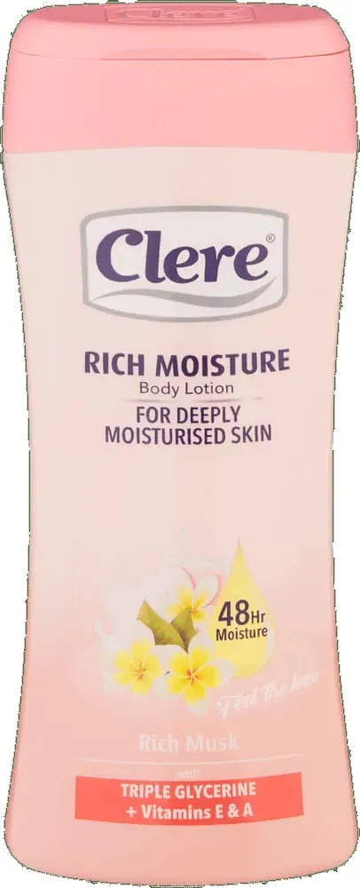 Clere HAND & BODY LOTION-RICH MUSK