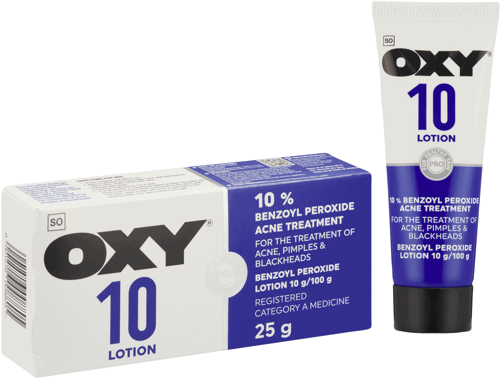 OXY 10% Benzoyl Peroxide Acne Treatment Lotion 25g